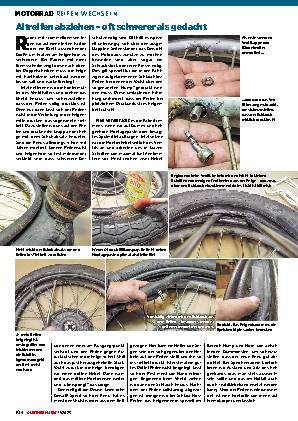 Motorrad - Reifen wechsel