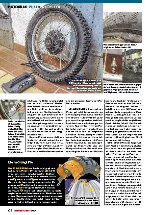 Motorrad - Reifen wechsel
