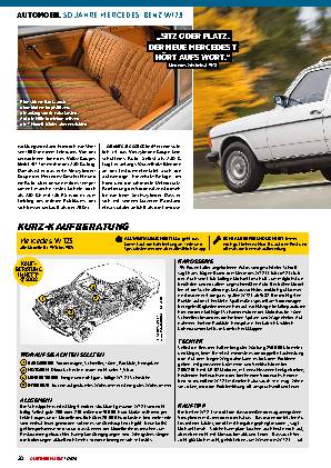 50 Jahre Mercedes-Benz W123