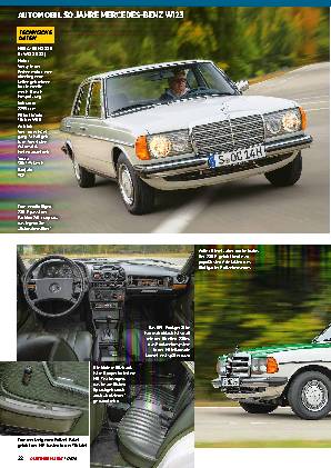 50 Jahre Mercedes-Benz W123