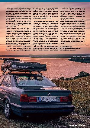 Fernreise im E34