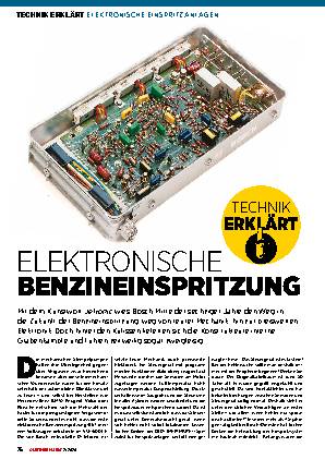 Elektronische Einspritzanlage