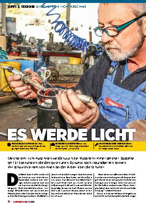 Gleichstrom-Lichtmaschine