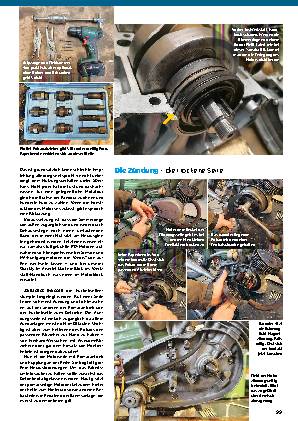 Motorrad Kurbelwellen-Simmerringe wechseln