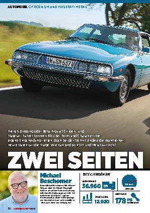 Citroen SM und Maserati Merak