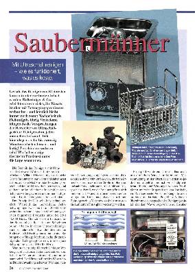 Praxistest Ultraschall-Reinigungsgeräte
