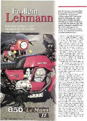 Moto Guzzi LeMans 1 und 2
