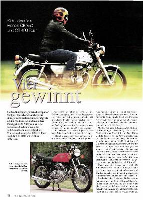Honda CB 350 und CB 40 Four