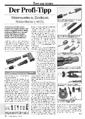 Zündkabel, Kerzenstecker und Co.