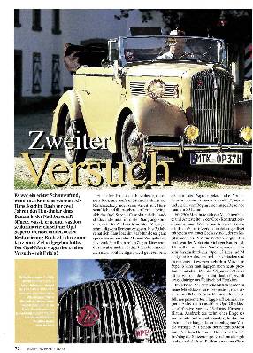 Opel Super 6 Werkscabriolet