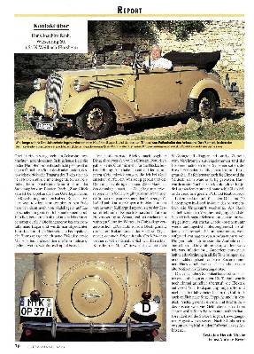 Opel Super 6 Werkscabriolet