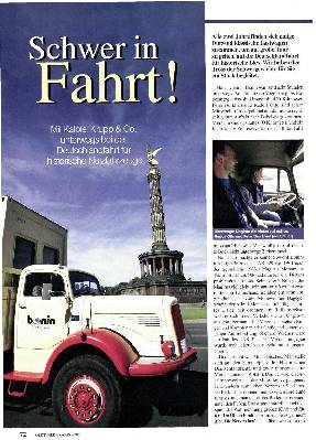 Deutschlandfahrt für historische Nutzfahrzeuge
