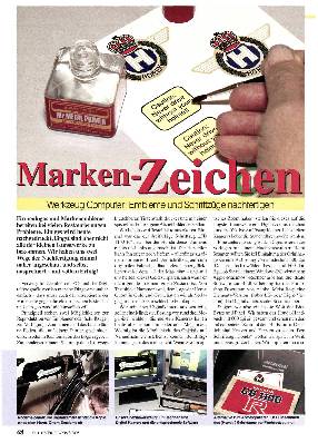 Embleme und Schriftzüge nachfertigen