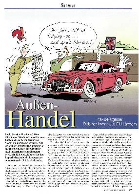Oldtimer-Import aus EU-Ländern