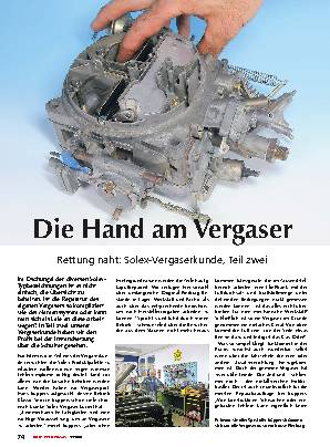 Solex-Vergaserkunde, Teil zwei