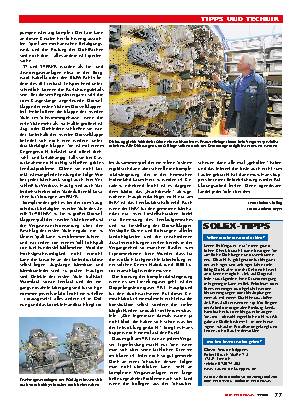 Solex-Vergaserkunde, Teil zwei