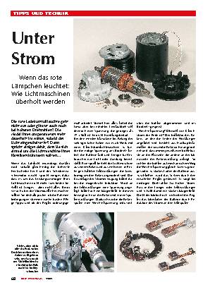 Lichtmaschinen überholen