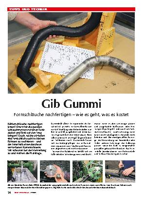 Fomschläuche nachfertigen