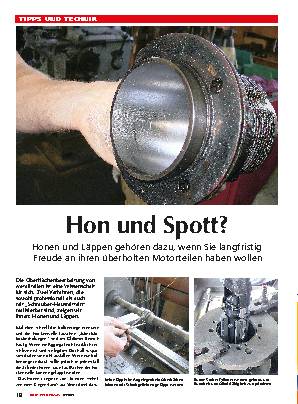 Honen und Läppen