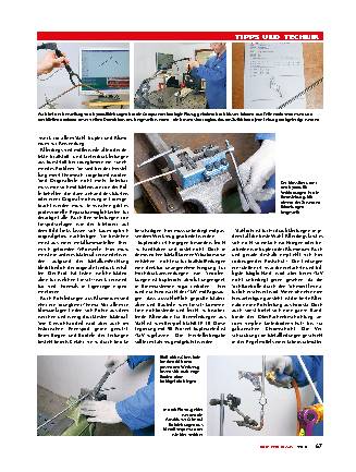 Benzin- und Hydraulikleitungen