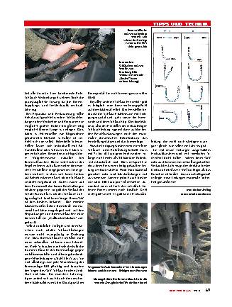 Benzin- und Hydraulikleitungen