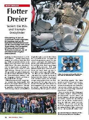 BSA- und Triumph- Dreizylinder