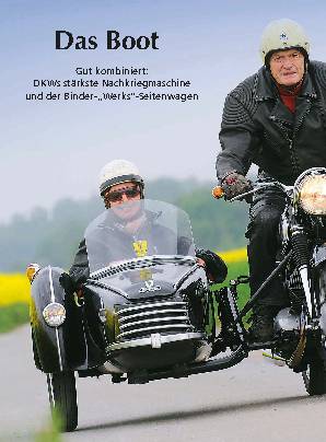 DKW RT350S und Binder-Seitenwagen