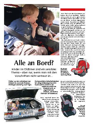 Kinder im Oldtimer