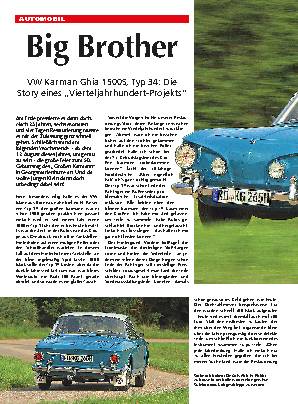 VW Karman Ghia 1500S, Typ 34