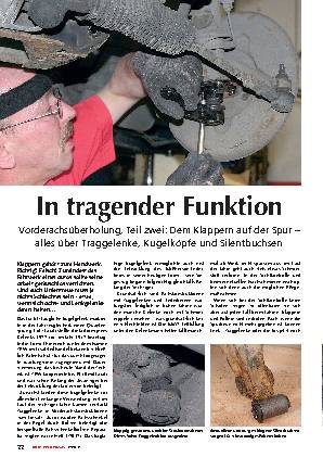 Vorderachsüberholung Teil 2