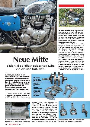 Dreifach gelagerte Twins von AJS und Matchless