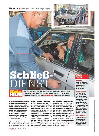Erste Hilfe: Zentralverriegelungen-Dienst