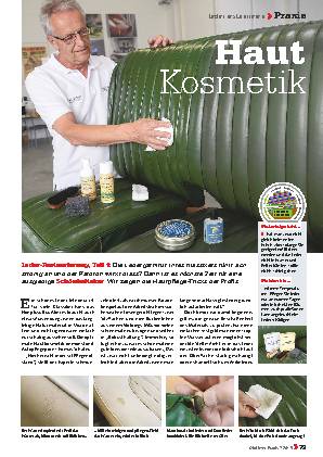 Leder restaurieren, Teil 1