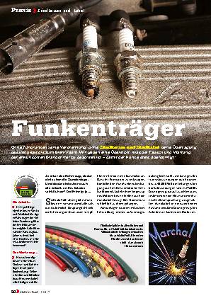 Zündkerzen und -kabel
