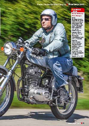 Ducati 350 Desmo Silver Shotgun