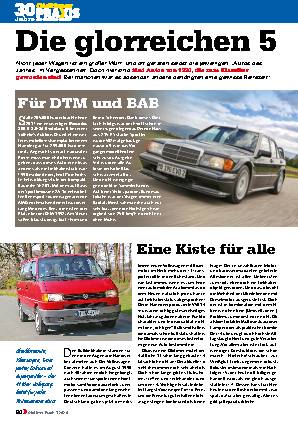 Jubiläum: 30 Jahre OLDTIMER PRAXIS