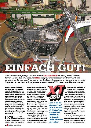 Yamaha XT 500/SR 500