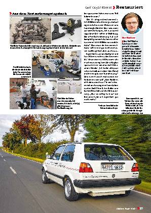 VW Golf 2 Citystromer