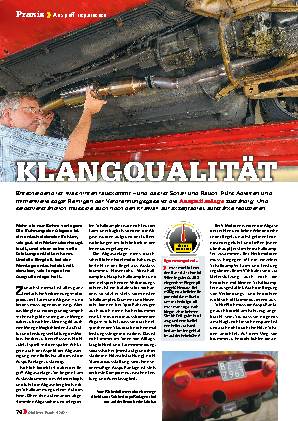 Auspuff reparieren