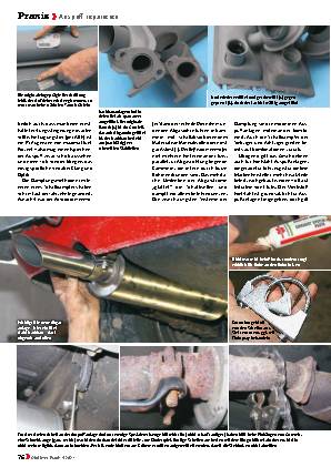 Auspuff reparieren