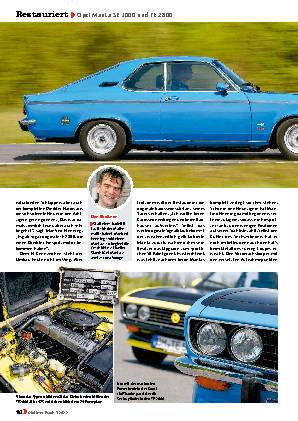 Opel Manta SR 3000 und TE 2800