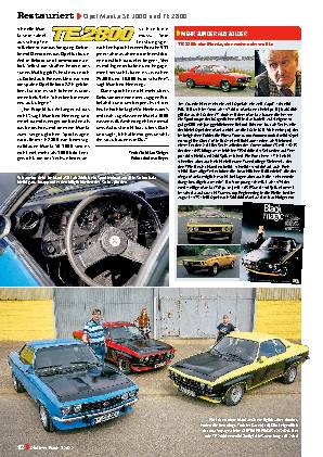 Opel Manta SR 3000 und TE 2800