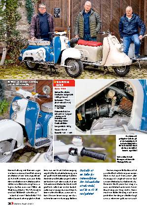 Bella, Tourist und Vespa GS4