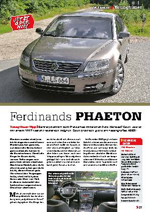 VW Phaeton V6 TDI 3.0