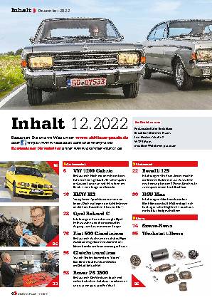 Inhaltsverzeichnis