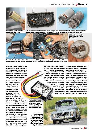 Elektrik sechs auf zwölf Volt