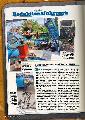 Aus dem Redaktionsfuhrpark