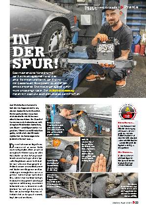 Fahrwerk vermessen und einstellen, Teil 2