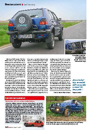 VW Golf Country