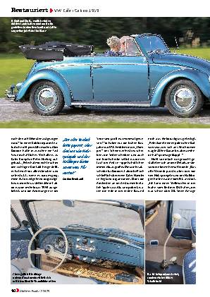 VW Käfer Cabrio 1959